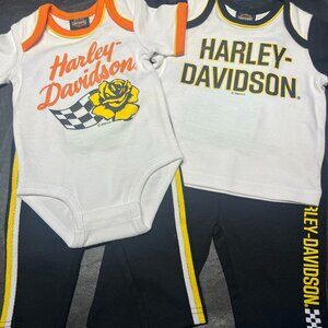 HARLEY DAVIDSON INFANT PANT SETS